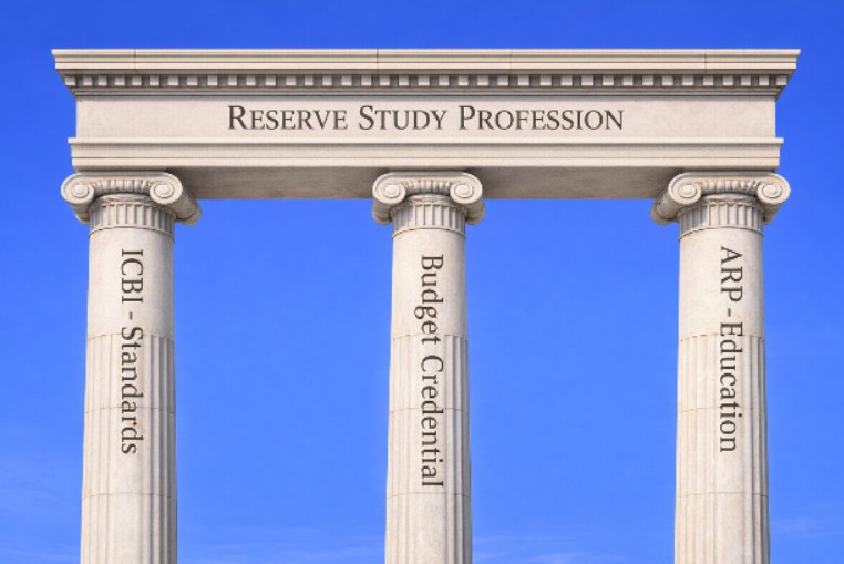 Reserve Study Profession: ICBI Standards, Budget Credential, ARP Education.